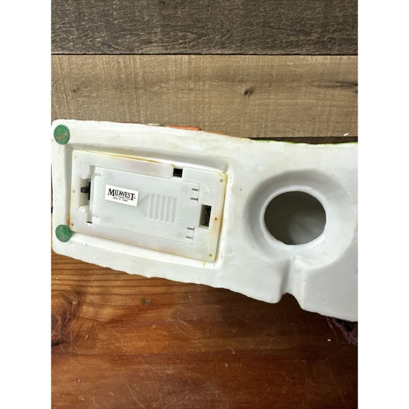 Vintage Midwest Creepy Hollow Train Depot Halloween Decoration Light Up W/ Sound - Picture 5 of 7